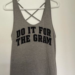 Victoria’s Secret tank top “do it for the gram”